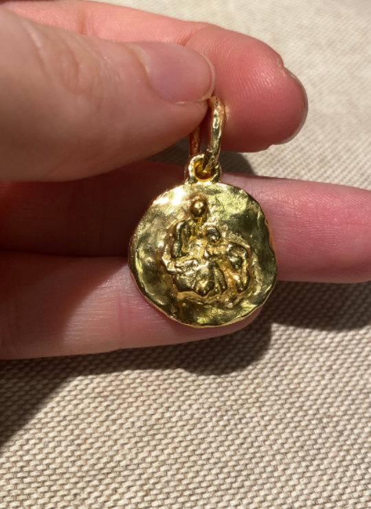 Goldmedaille Gelbgold martelé Golden Essentials